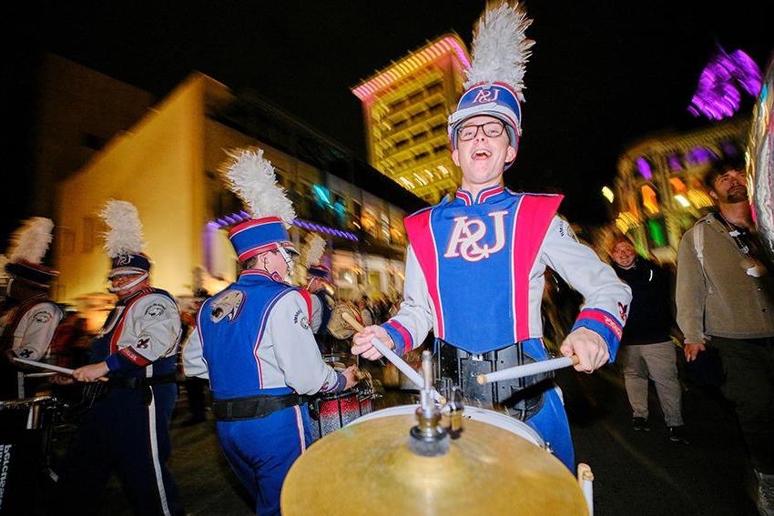 Jaguar Marching Band with side drum